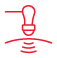 Shockwave therapy icon representing advanced pain relief treatment